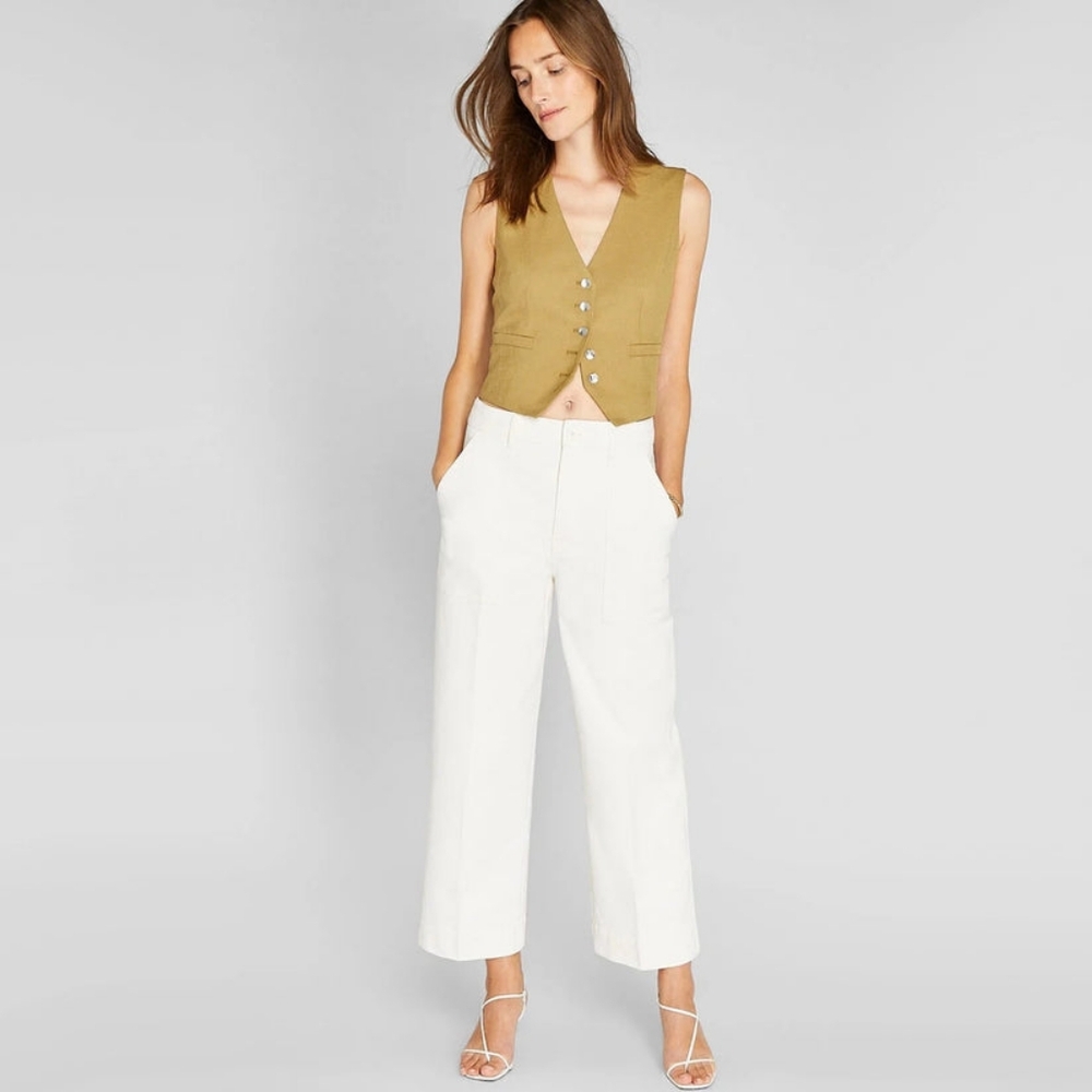 Club Monaco Utility Wide-Leg Pants 10